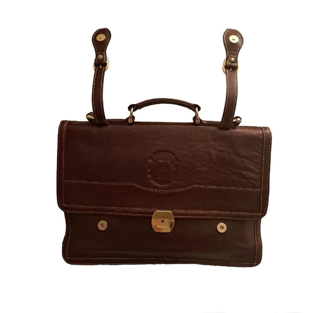 Diseno En Piel Leather Briefcase/Messenger Bag
